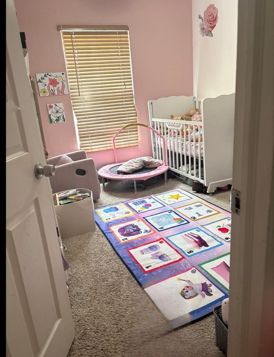 Another early family using the TidyMat where the toys pile up